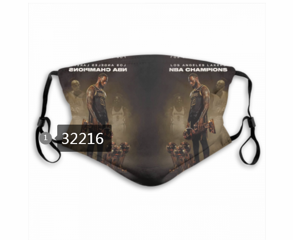 NBA 2020 Los Angeles Lakers8 Dust mask with filter->nba dust mask->Sports Accessory